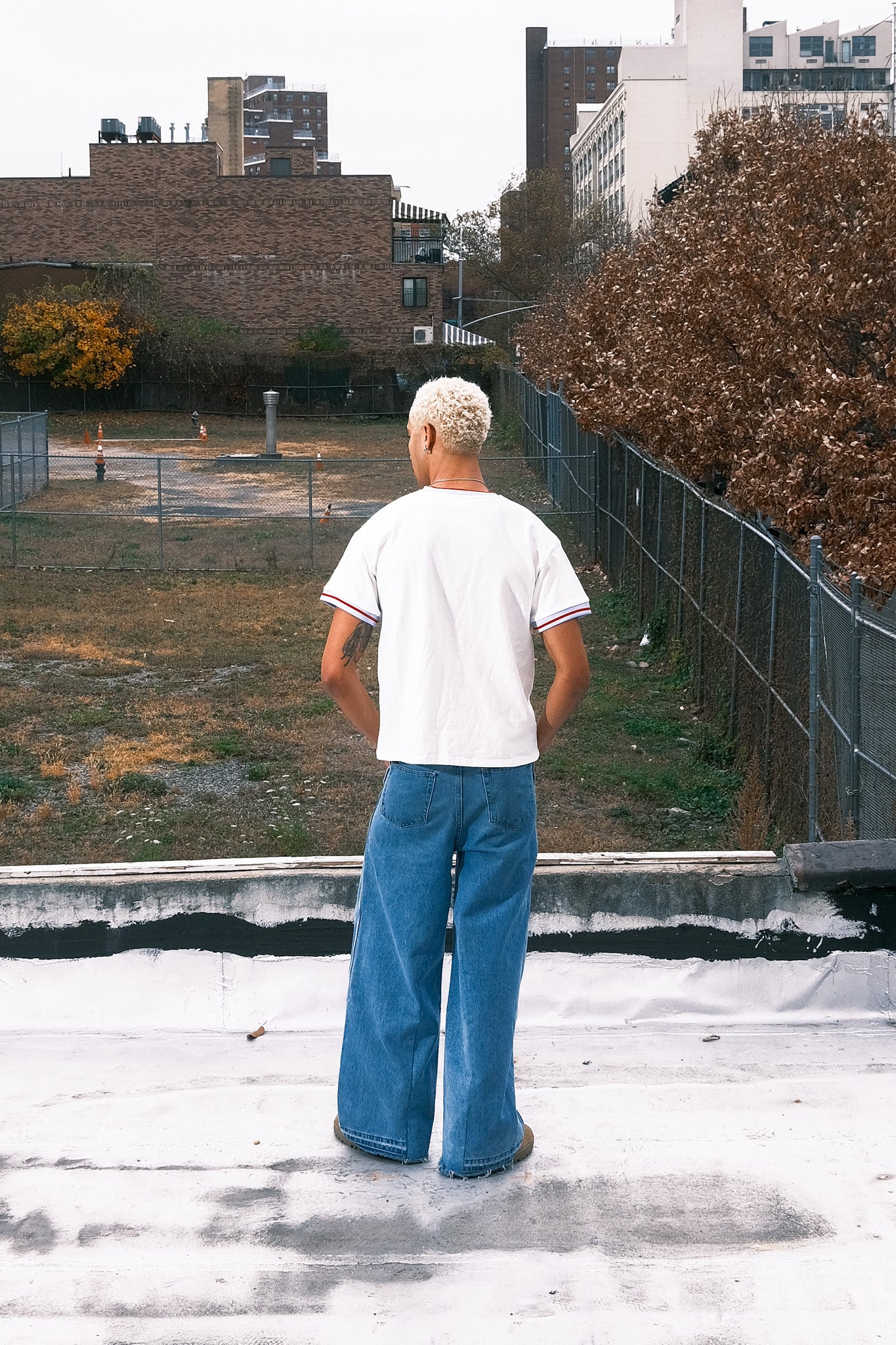 "Head In The Clouds Club Society" Tee White