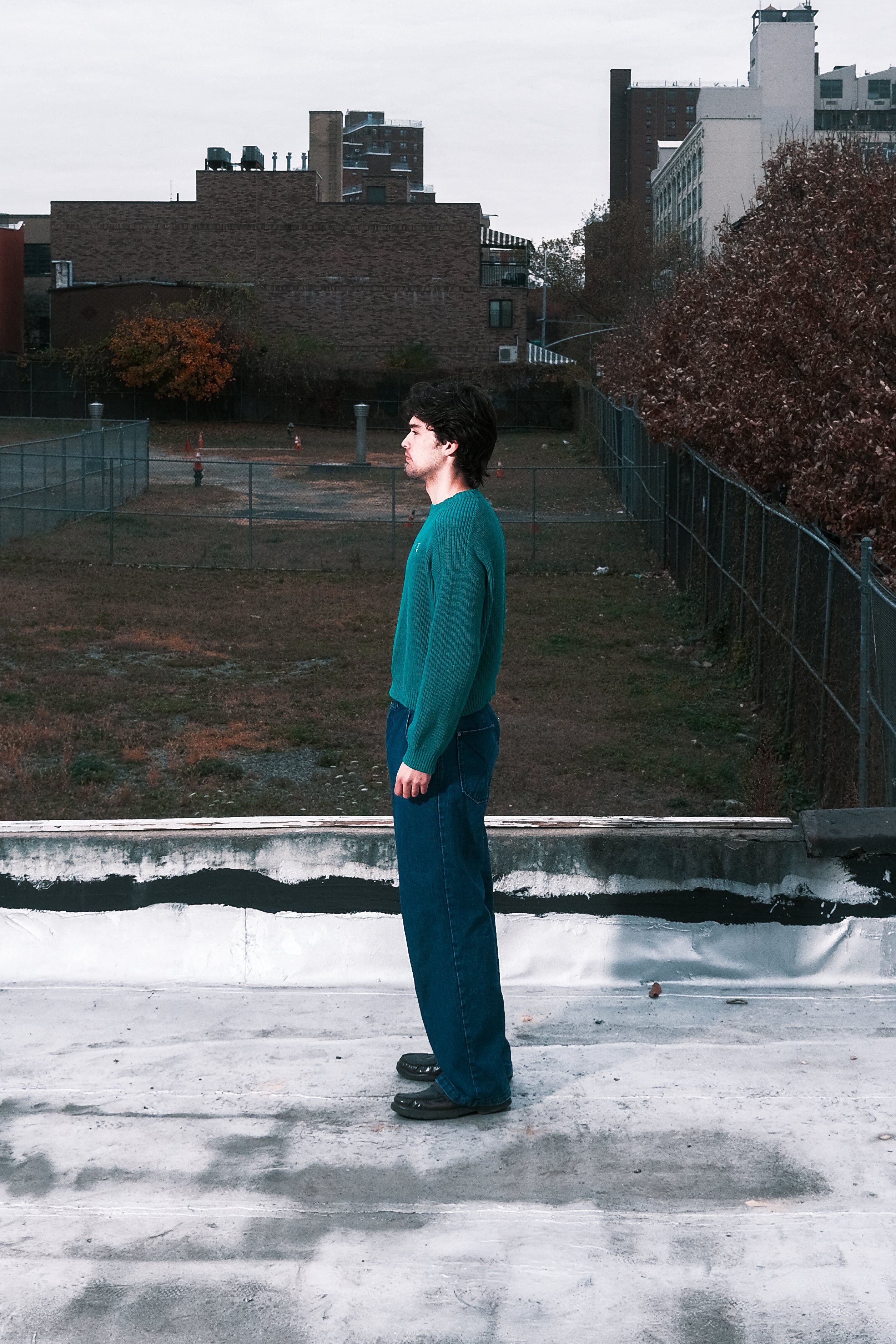 Emerald Green Cropped Sweater