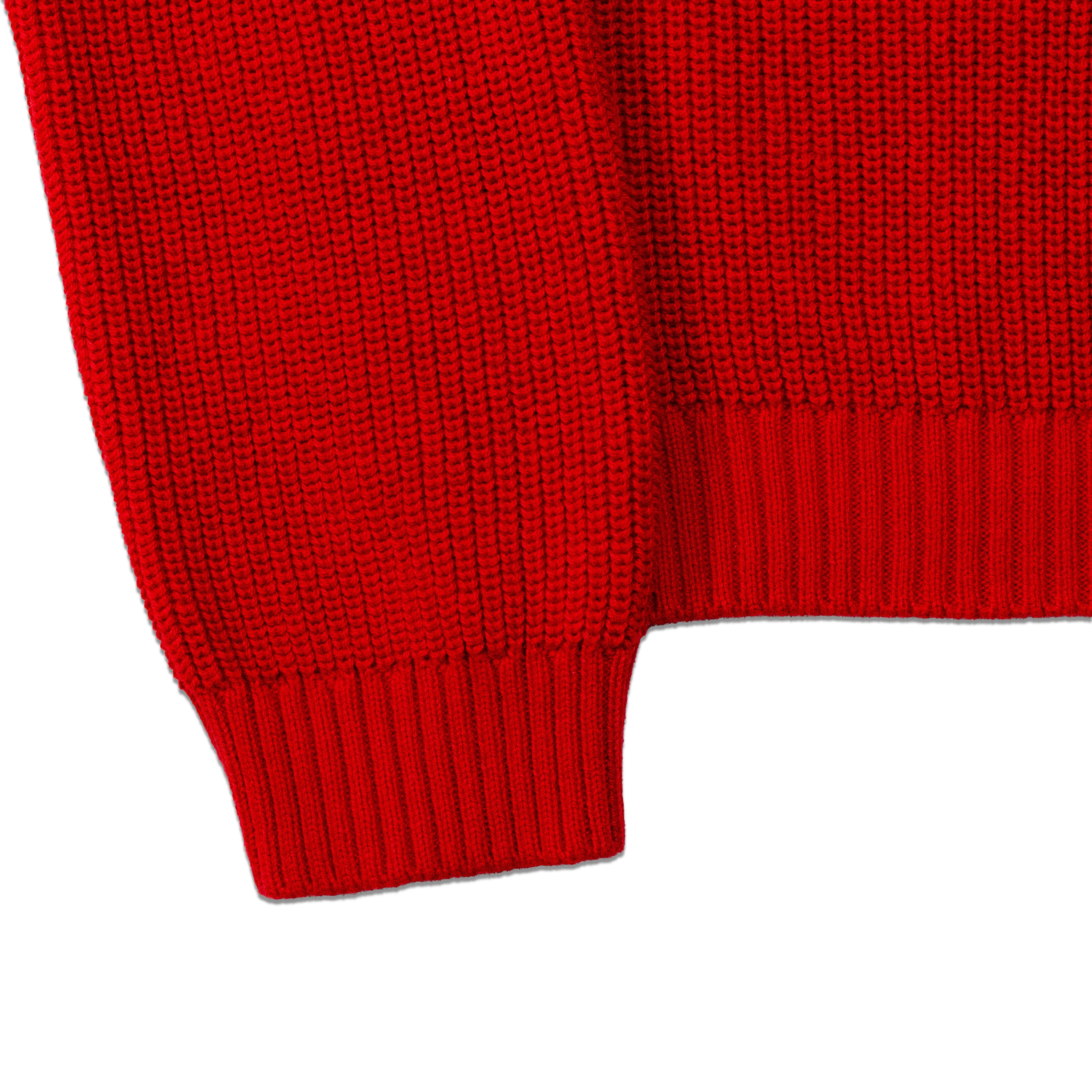 Big C Knit Sweater Red