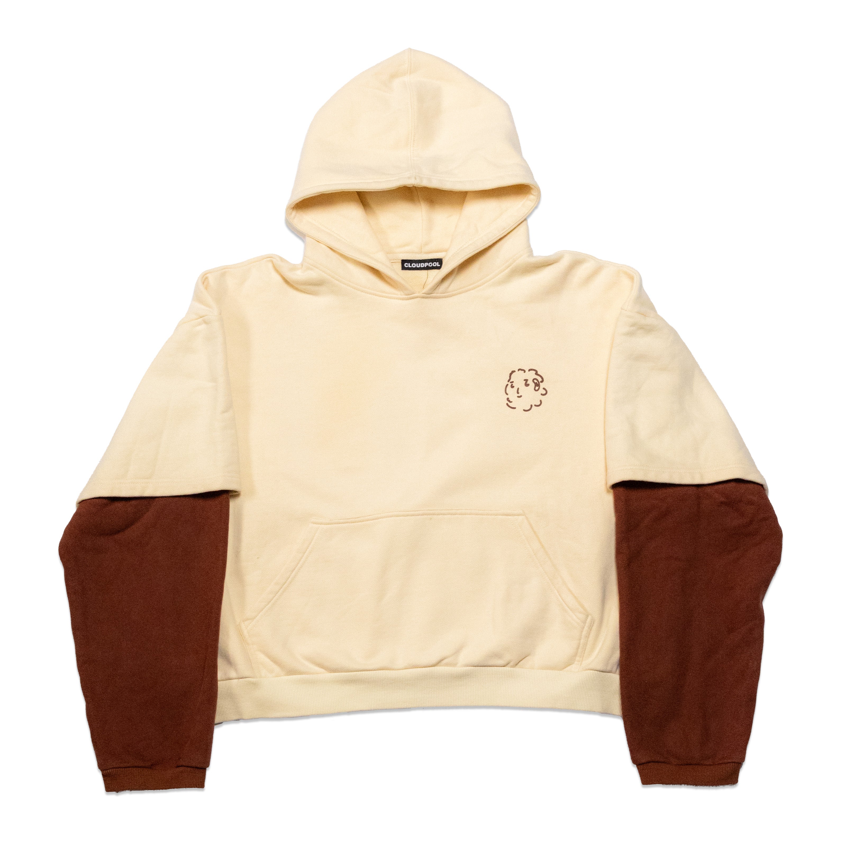 Football Hoodie Beige #00