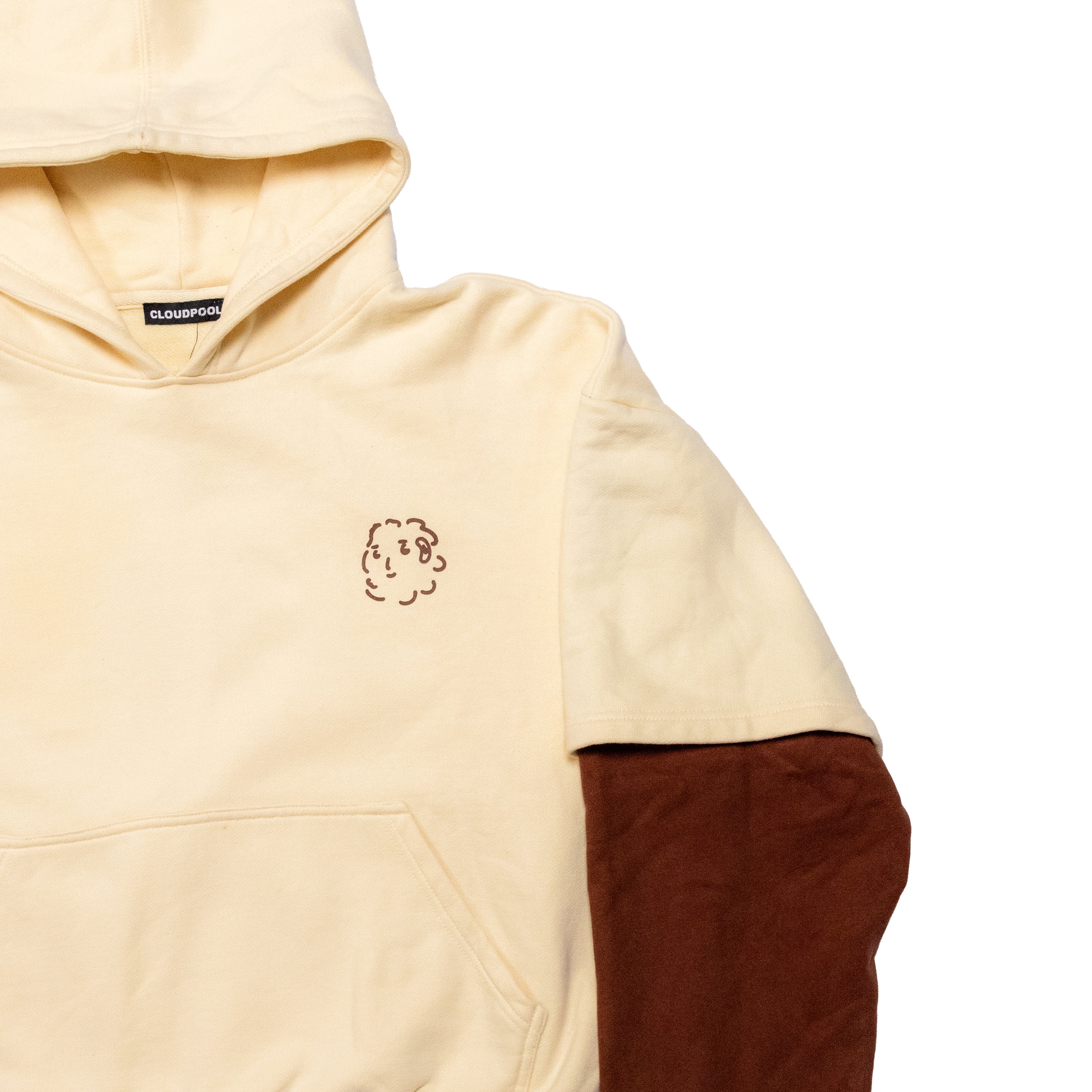 Football Hoodie Beige #00