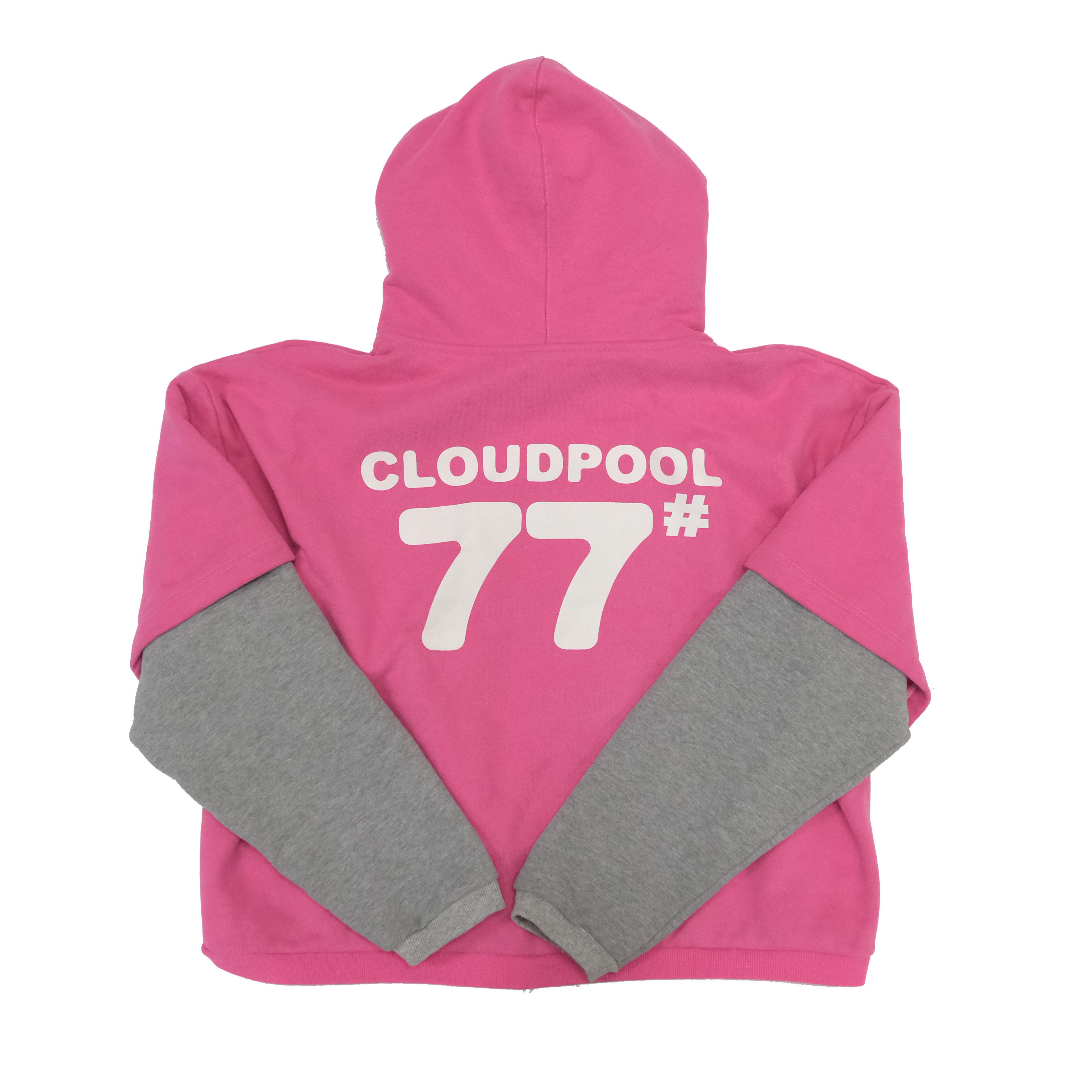 Football Hoodie Pink