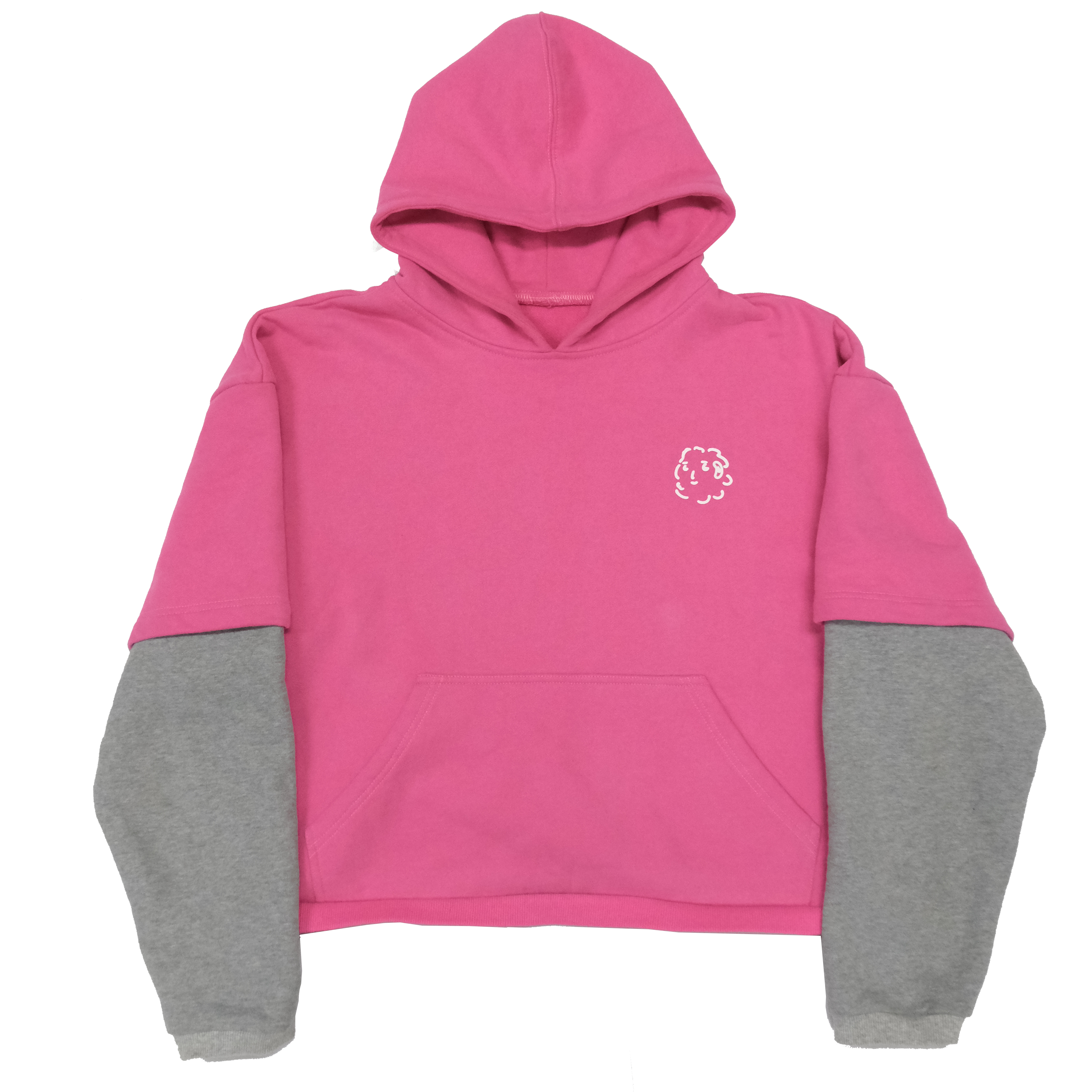 Football Hoodie Pink